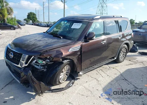 2017 Nissan Armada Sv from USA, damaged, VIN JN8AY2ND4H9000955